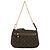 Louis Vuitton Monogram Mini Lin Pochette Accessoires Handtasche Braun Damier ebene