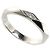 Anello fede Boucheron in platino e diamanti
