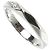 Anello fede Boucheron in platino e diamanti - vista 2