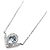 Collana Chaumet in oro bianco 18K con acquamarina e diamante