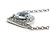 Collana Chaumet in oro bianco 18K con acquamarina e diamante - vista 2