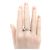 Anello Boucheron Quatre Radiant in oro bianco 18K - vista 7