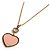 Collar Happy Heart Chopard en oro rosa 18K