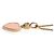 Collar Happy Heart Chopard en oro rosa 18K - vista 2