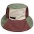 Ganni Colorblock Bucket Hat Braun Beige Grün