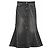 Ganni Denim Maxirock Schwarz