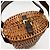 Fendi Zucca Korbtasche Braun Dunkelbraun - Ansicht 9