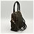 Borsa a tracolla Fendi Zucca Marrone - vista 4
