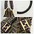 Borsa a tracolla Fendi Zucca Marrone - vista 7