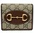 Cartera bi-fold Gucci - Horsebit 1955 Castaño Beige