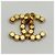 Chanel vergoldete Strass-Brosche Mehrfarben Golden - Ansicht 4