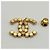 Chanel vergoldete Strass-Brosche Mehrfarben Golden - Ansicht 5