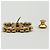 Chanel vergoldete Strass-Brosche Mehrfarben Golden - Ansicht 7