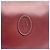 Borsa a tracolla Cartier Must Line in pelle Bordeaux Bordò - vista 13