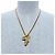 Collar Chanel G23A de metal con logo Coco, perlas eco y pedrería Dorado - vista 3