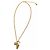 Collar Chanel G23A de metal con logo Coco, perlas eco y pedrería Dorado - vista 5