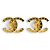 Chanel B20A Coco Mark Logo Große Clip-Ohrringe Golden