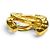 Chanel B20A Coco Mark Logo Große Clip-Ohrringe Golden - Ansicht 3