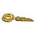 Orecchini Chanel Vintage 93A Coco Mark Lava Pearl D'oro - vista 4