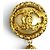 Orecchini Chanel Vintage 93A Coco Mark Lava Pearl D'oro - vista 6