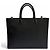 Borsa Tote Prada in pelle Saffiano Nero - vista 3