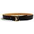 Louis Vuitton M6901V Ceinture Initials Leather Belt Nero - vista 3