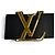 Louis Vuitton M6901V Ceinture Initials Leather Belt Nero - vista 5