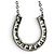 Autre Marque Collana Ferro di Cavallo Tiffany PT950 Diamanti Argento - vista 3