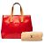 Louis Vuitton Red Monogram Vernis Reade PM Rosso - vista 7