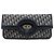 Autre Marque Clutch con patta Dior Blue Oblique Canvas Blu navy