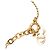 Autre Marque Dior Gold vergoldete Halskette mit CD-Logo-Anhänger Golden - Ansicht 5