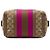Borsa Boston Gucci Beige Small GG Canvas Web Joy - vista 3