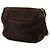 Gucci Brown Nubuck Ribot Horse Head Flap Marrone Marrone scuro - vista 2