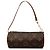 Louis Vuitton Brown Monogram Papillon Pochette Marrone