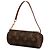 Louis Vuitton Brown Monogram Papillon Pochette Marrone - vista 2