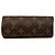 Louis Vuitton Brown Monogram Papillon Pochette Marrone - vista 3