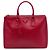 Prada Borsa Tote Galleria Double Zip Large in Saffiano Rossa Rosso