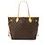 Louis Vuitton Brown Monogram Neverfull MM Castaño