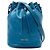 Borsa secchiello Miu Miu in pelle blu