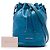 Borsa secchiello Miu Miu in pelle blu - vista 6