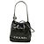 Borsa Chanel 22 Mini in vitello lucido nero