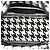 Autre Marque Dior White Mini Embroidered Canvas Houndstooth Lady D Lite Bianco - vista 4