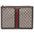 Gucci Beige GG Supreme Web Ophidia Clutch