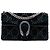Borsa a tracolla Dionysus in velluto GG blu Medium di Gucci Blu navy