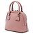 Borsa Dome Gucci Mini in vitello rosa con ciondolo GG - vista 2