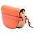 Borsa a tracolla Mini Gate in rafia beige LOEWE - vista 2