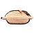 Borsa a tracolla Mini Gate in rafia beige LOEWE - vista 3