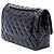 Chanel Black Jumbo Classic Patent Double Flap Nero - vista 2