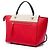 Belt Bag Céline Borsa cintura Celine Mini Tricolor in pelle di vitello grana rossa Rosso - vista 2