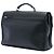 Double Borsa business Prada in vitello City nera con doppia chiusura push lock Nero - vista 2